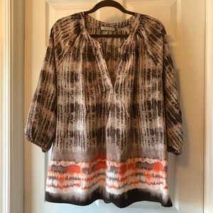 🧡FALL FAVORITE 💛 1X 💛BLOUSE 💛 So comfortable💛